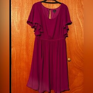 Torrid Elegant Magenta Dress